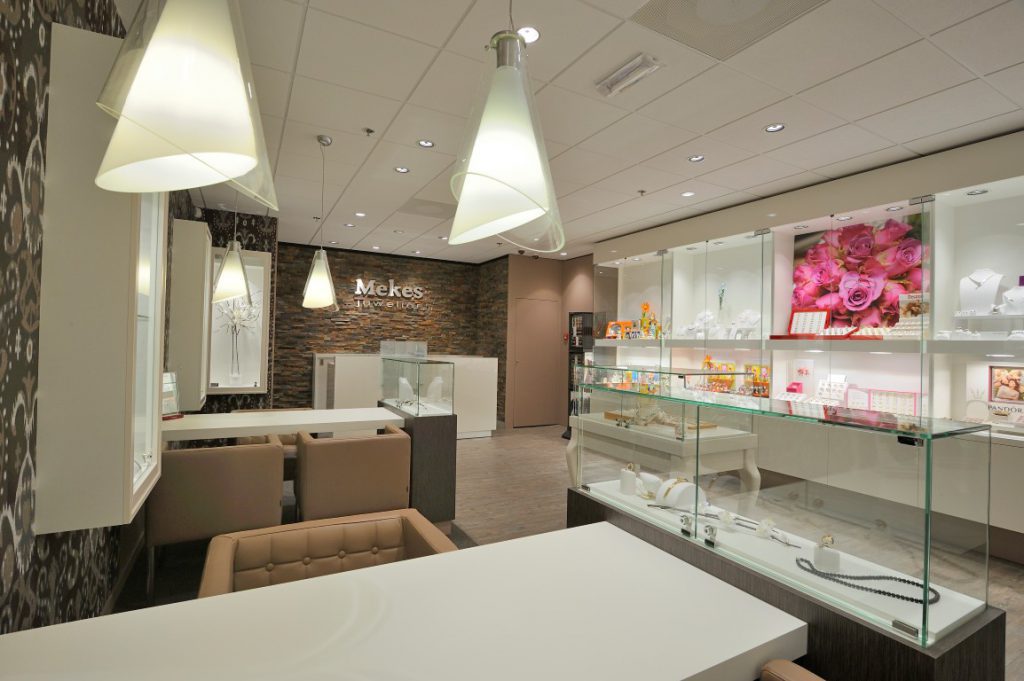 Juwelier Mekes, Etten-Leur: Ladenbau Schmuck