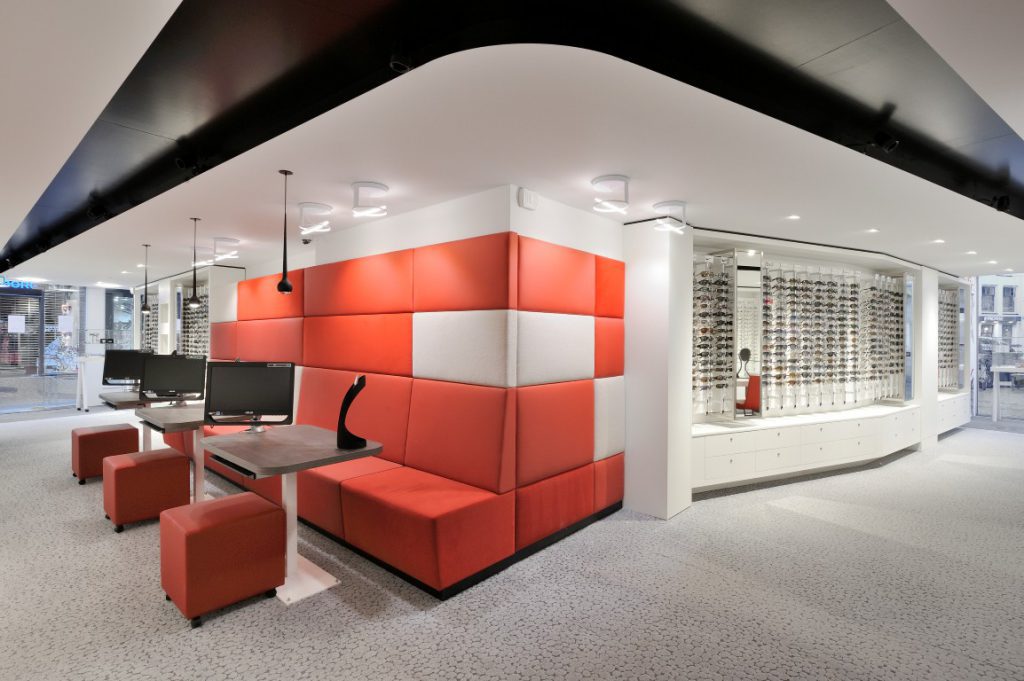 Grit Optometrie, Einrichtung Optik