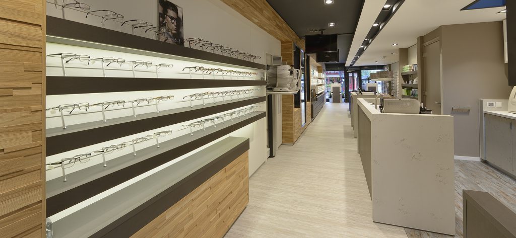 Brilmode Zeist – Ladeneinrichtung Augenoptiker