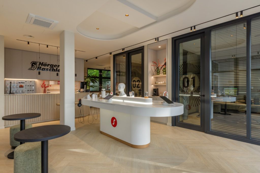 Baschlebe audicienswinkel verbouwd door WSB Design
